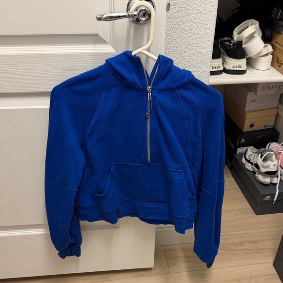 lululemon athletica Tops - Scuba oversized half zip hoodie